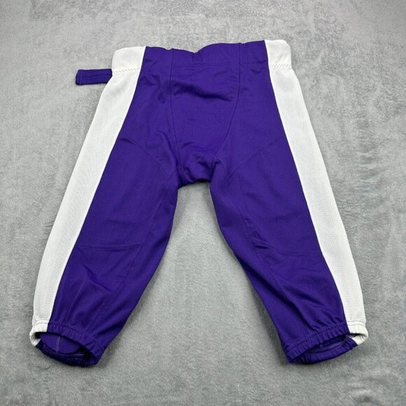 Nike Football Pants Mens Large Purple White Belted Knee Pads Practice 789925-546 - Picture 7 of 13